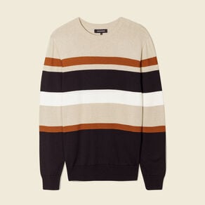 pull manches longues marron homme Pull manches longues marron homme