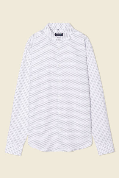 Chemise éco-responsable blanc homme