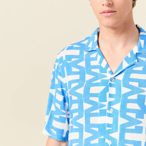 chemise manches courtes bleu homme Chemise manches courtes bleu homme