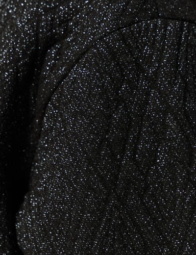 Veste manches longues noir femme