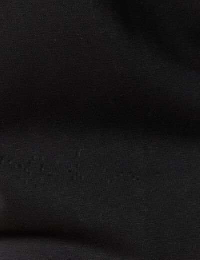 Sweat &agrave; capuche manches longues noir homme