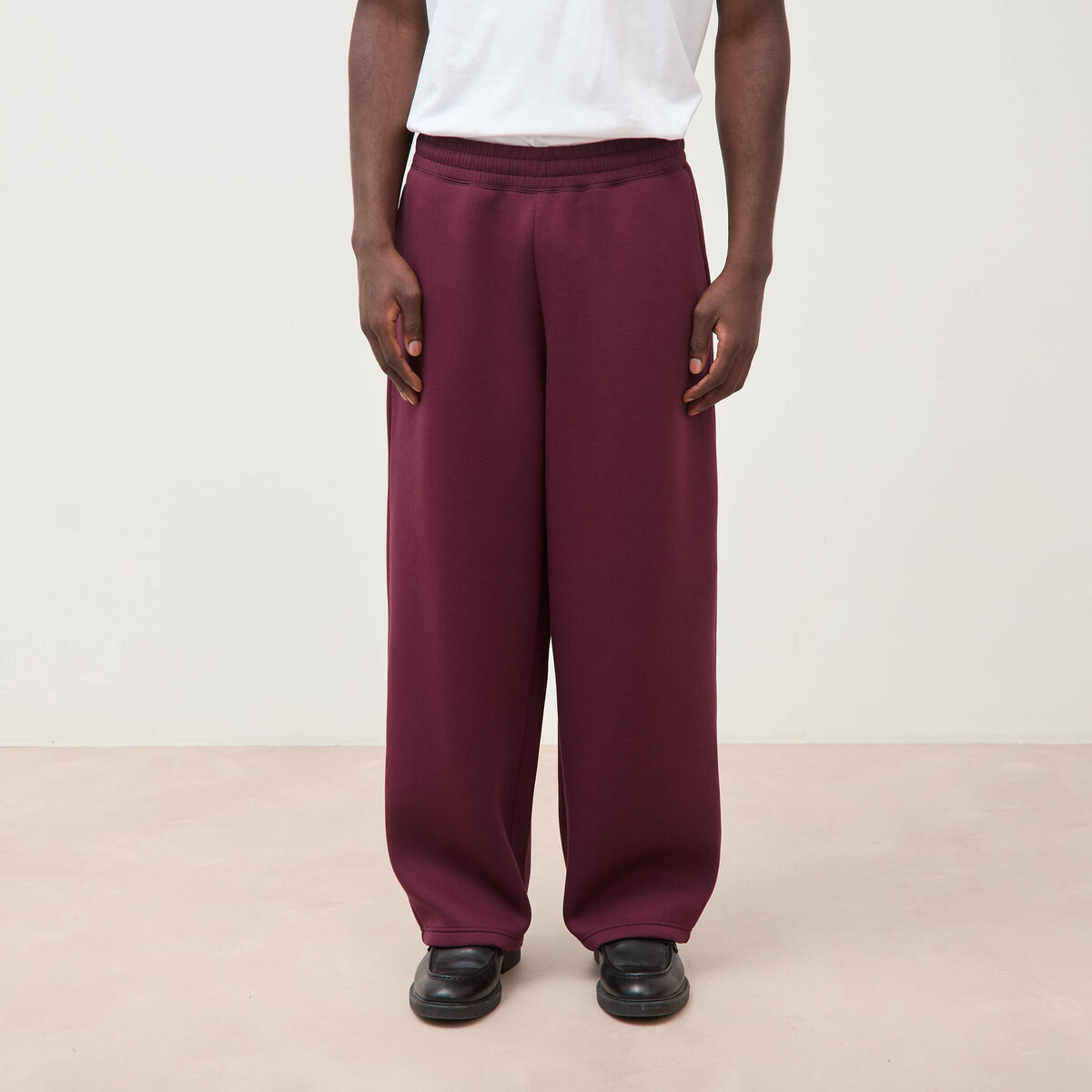 Pantalon coupe loose prune homme