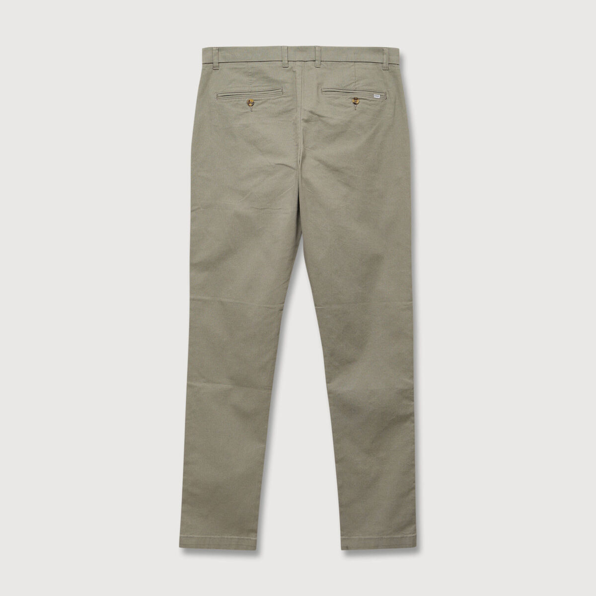 Pantalon chino slim vert kaki homme