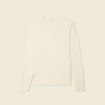 T-shirt manches longues ecru homme