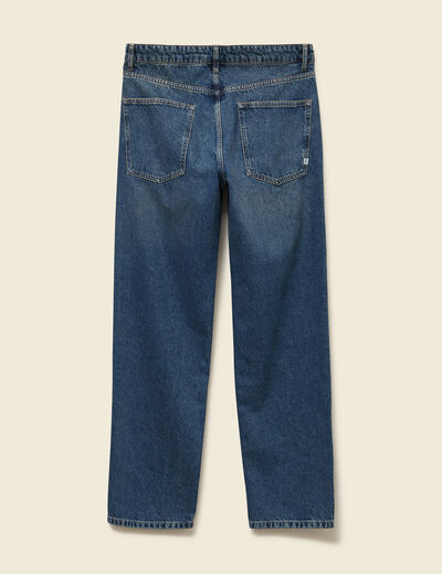 Jeans large longueur 32 en coton bleu homme