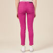 Pantalon slim 7/8ème violet clair femme