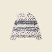 Gilet manches longues sherpa ecru femme