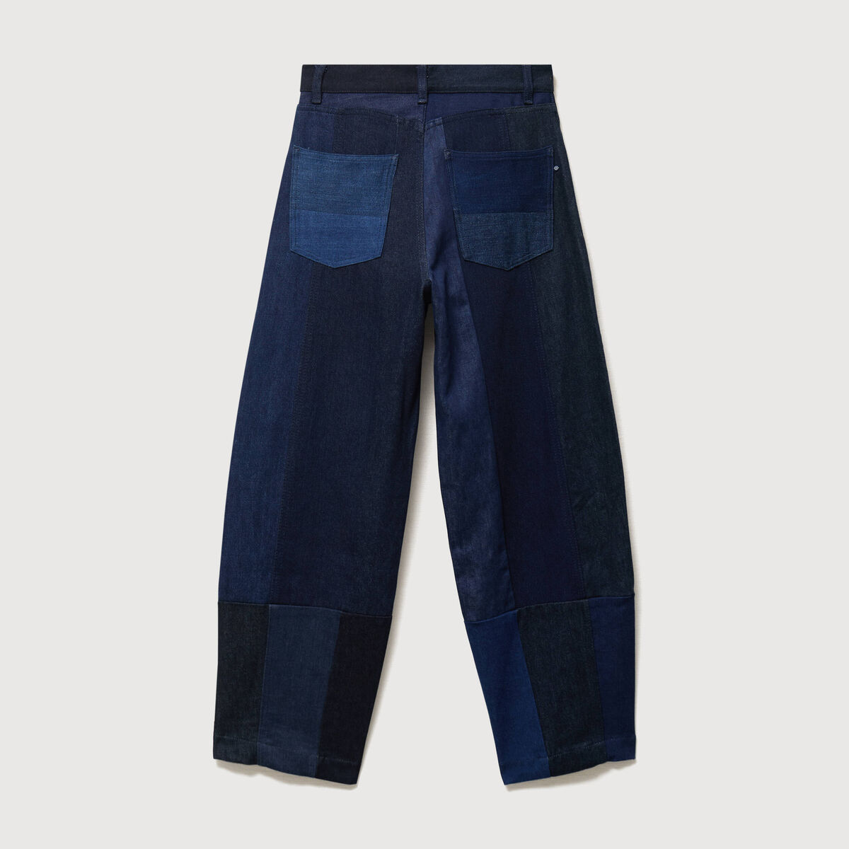 Jeans barrel taille standard denim stone femme