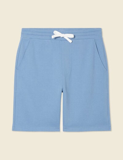 Bermuda bleu gris homme