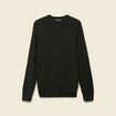 Pull manches longues fabriqu&eacute; en France vert kaki homme