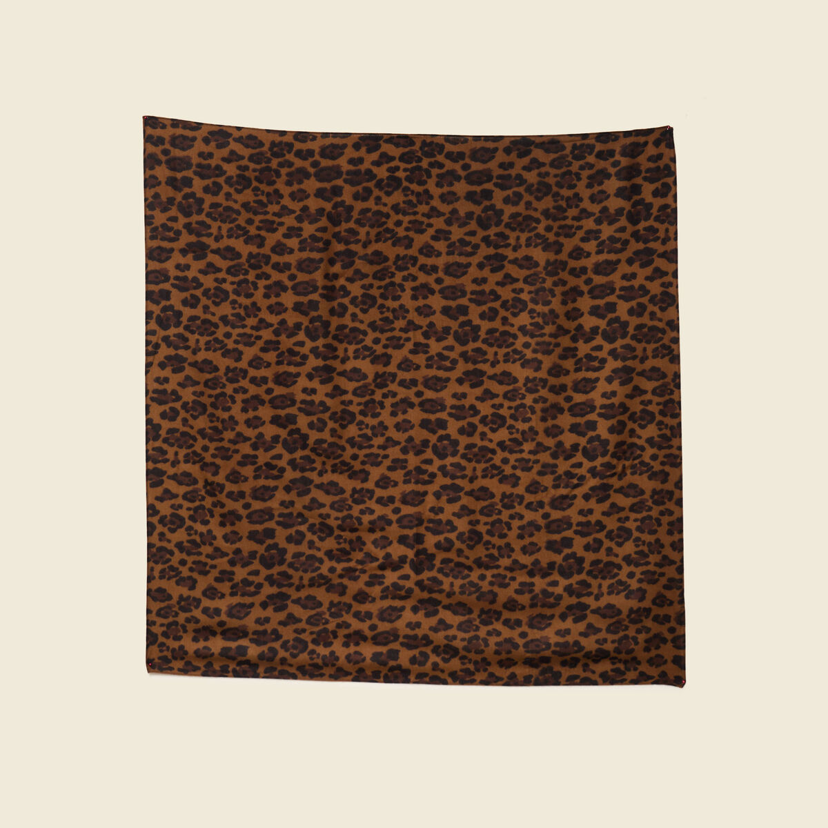 Foulard marron cognac femme