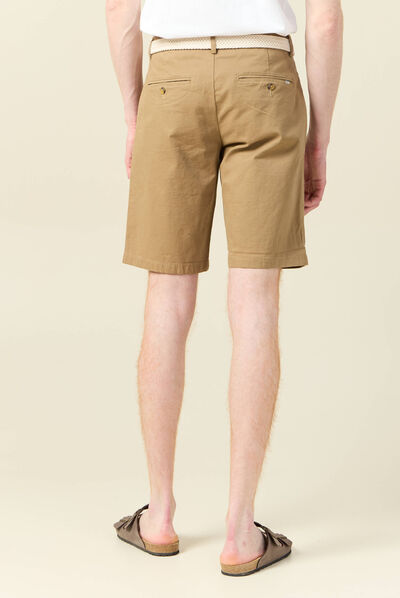 Short à ceinture vert kaki homme