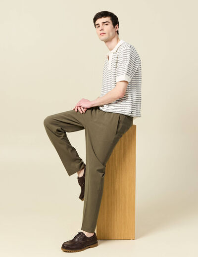 Pantalon taupe homme