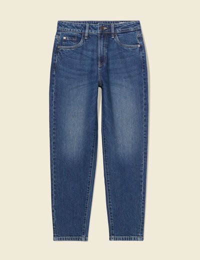 Jeans mom 7/8ème denim dirty femme