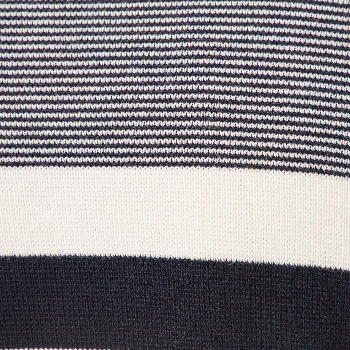 Pull manches longues bleu marine homme