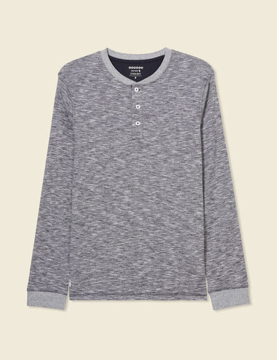 T-shirt éco-responsable bleu foncé homme