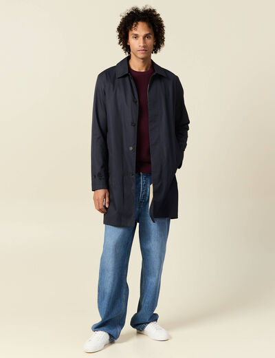 Pull éco-responsable prune homme