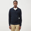 Pull manches longues bleu marine homme