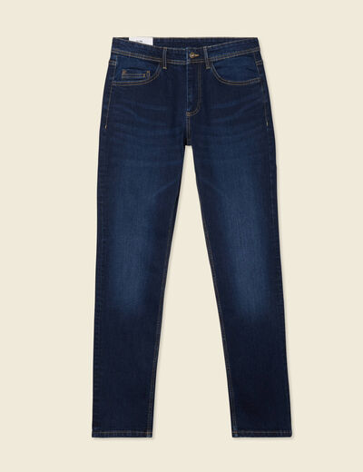 Jeans slim éco-responsable denim brut homme