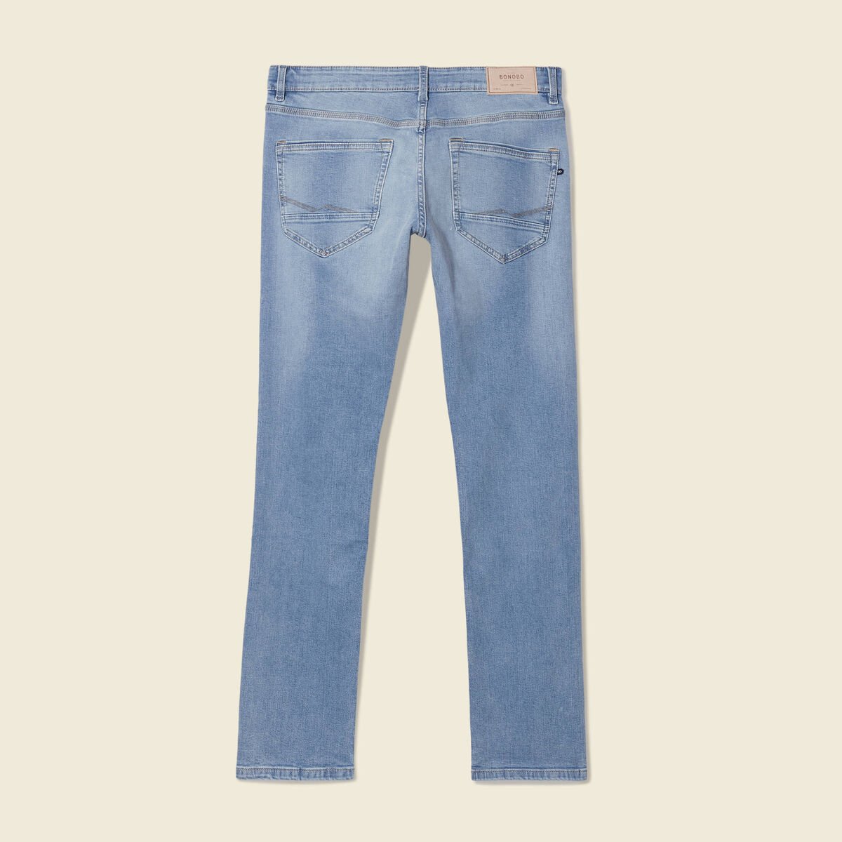 Jeans straight denim used homme