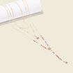 Collier multirangs couleur or femme