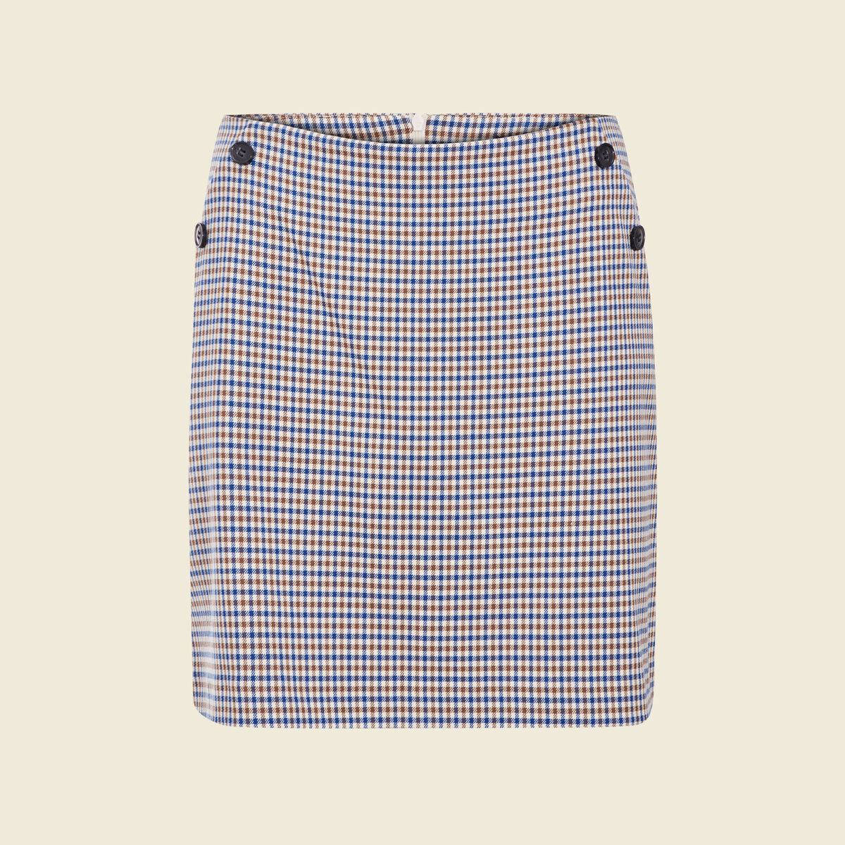 Jupe courte bleu femme