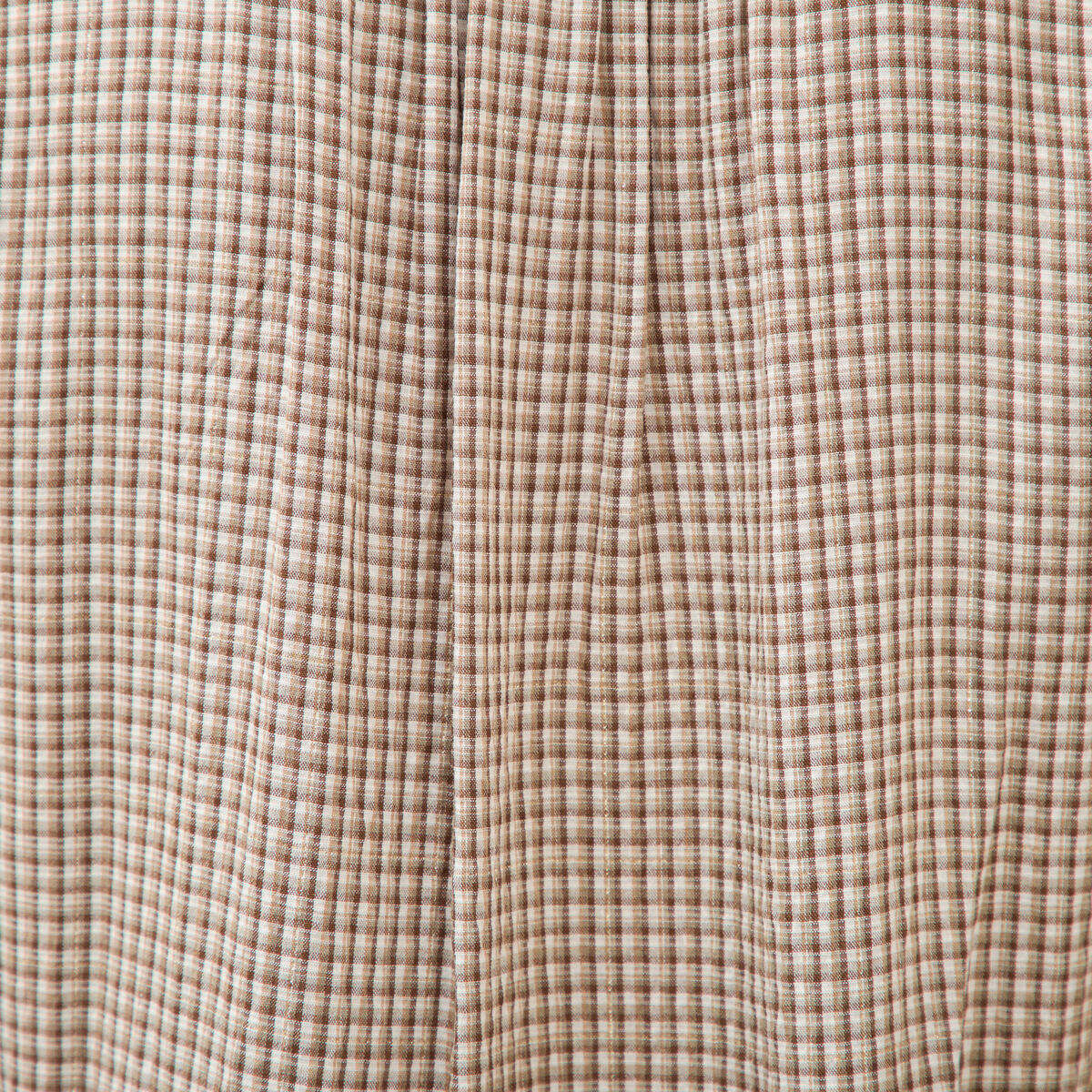 Chemise oversize manches longues marron clair femme