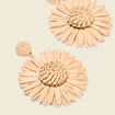 Boucles d'oreilles pendantes sable femme