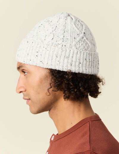 Bonnet ecru homme