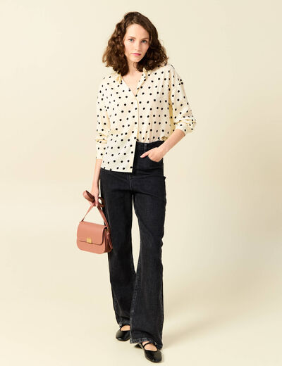 Chemise éco-responsable blanc femme