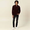 Jeans slim 5 poches denim snow noir homme