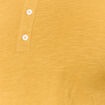 T-shirt éco-responsable jaune moutarde homme