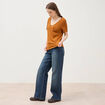 T-shirt manches courtes camel femme