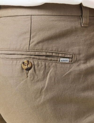 Pantalon chino sable homme