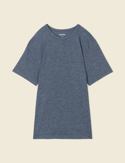 T-shirt manches courtes bleu marine homme
