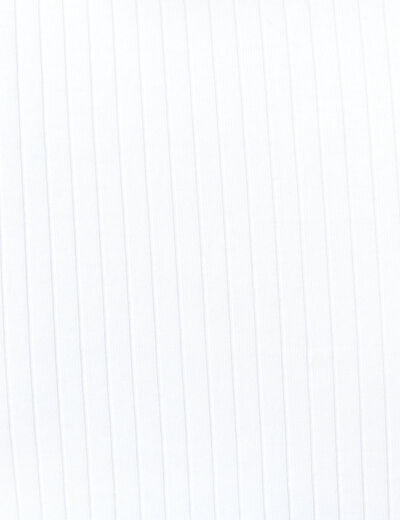 Short ajusté court manches courtes blanc femme