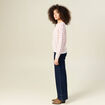 Pull éco-responsable rouge femme