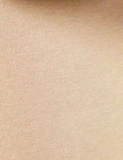 Sweat manches longues beige homme