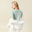 T-shirt manches courtes vert pastel femme