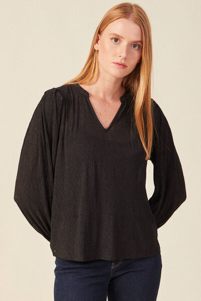 T-shirt éco-responsable noir femme