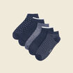 Paire de chaussettes bleu marine femme
