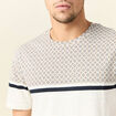 T-shirt manches courtes marron foncé homme