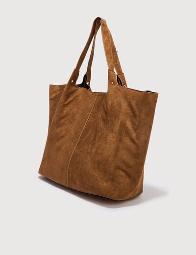 Sac cabas marron femme