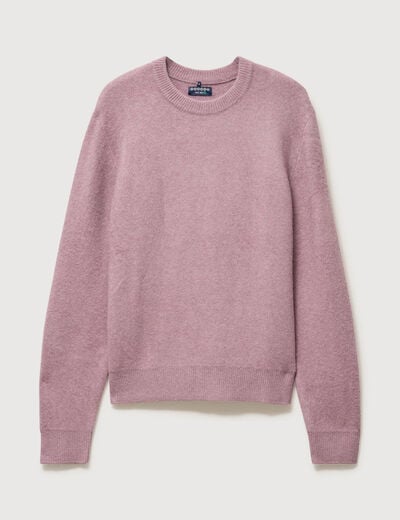Pull droit col rond manches longues parme homme