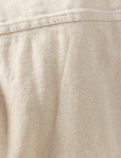 Surchemise manches longues ecru homme