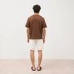 T-shirt en coton taupe homme