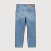 Jeans straight longueur 32 en coton denim used homme