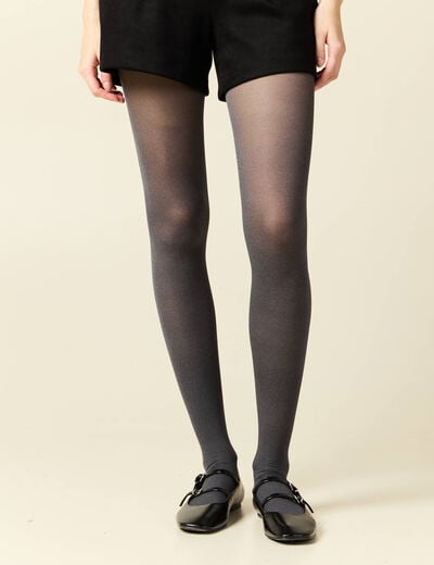 Collant gris foncé femme