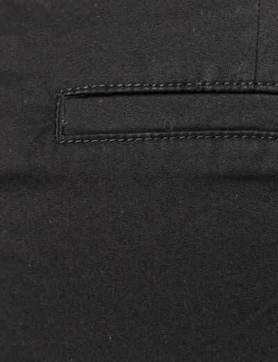 Pantalon taille haute fluide noir femme