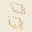 Boucles d'oreilles pendantes couleur or femme